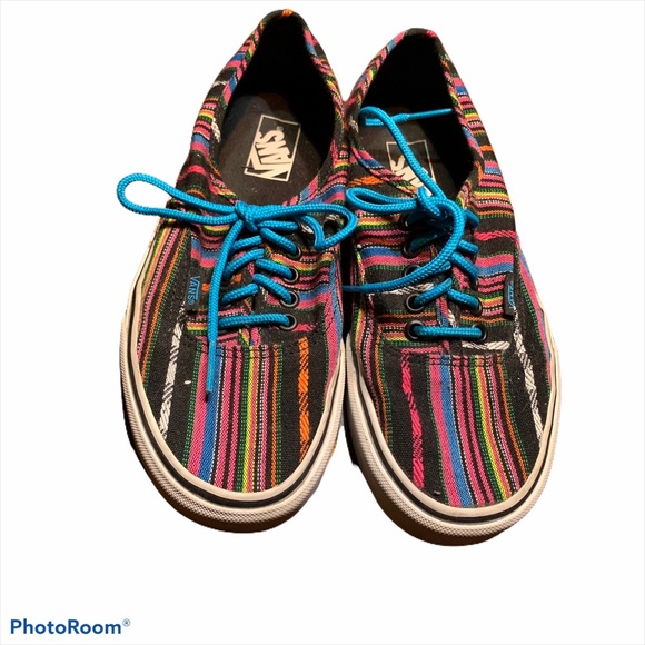 Vans Guate Stripe Aztec Tribal Print Sneakers - Picture 3 of 10